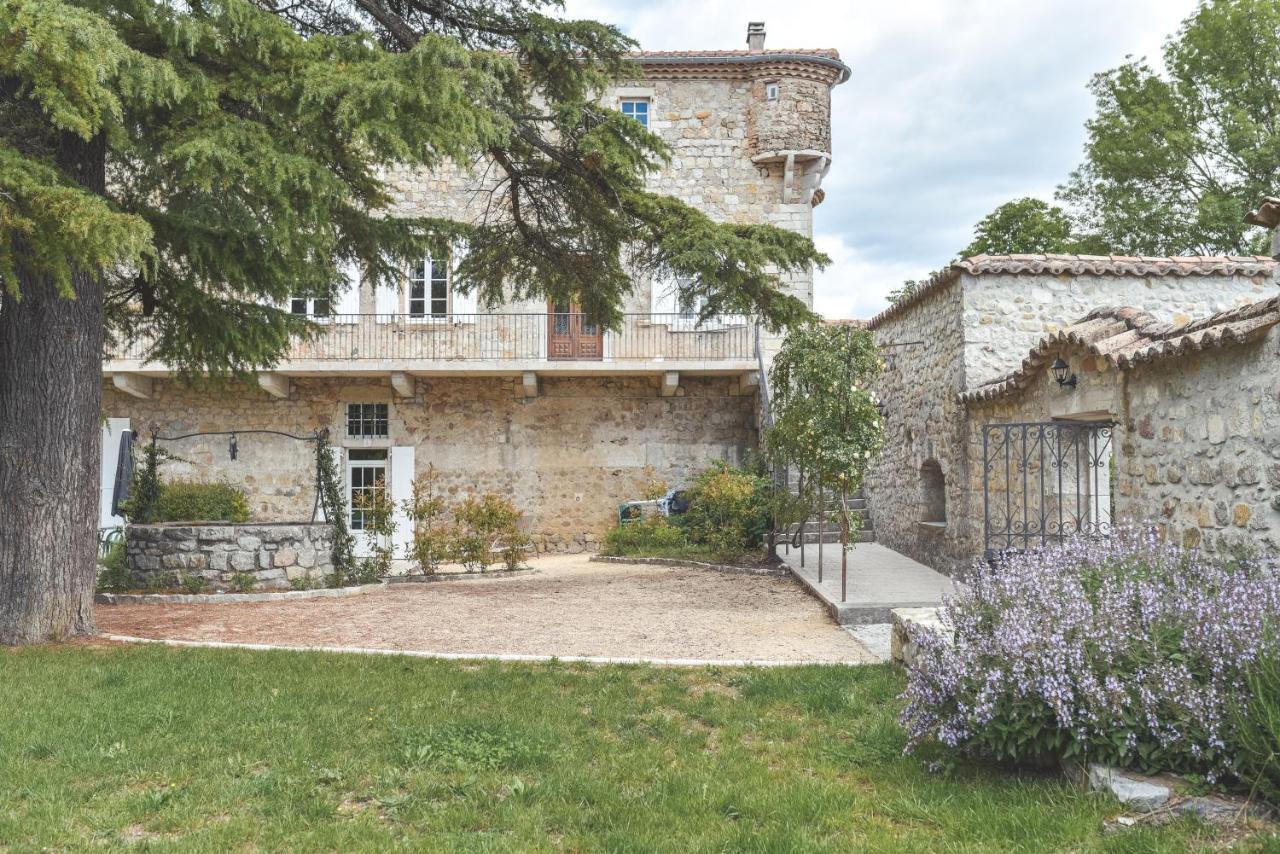 Chateau De Chaussy Ruoms Esterno foto