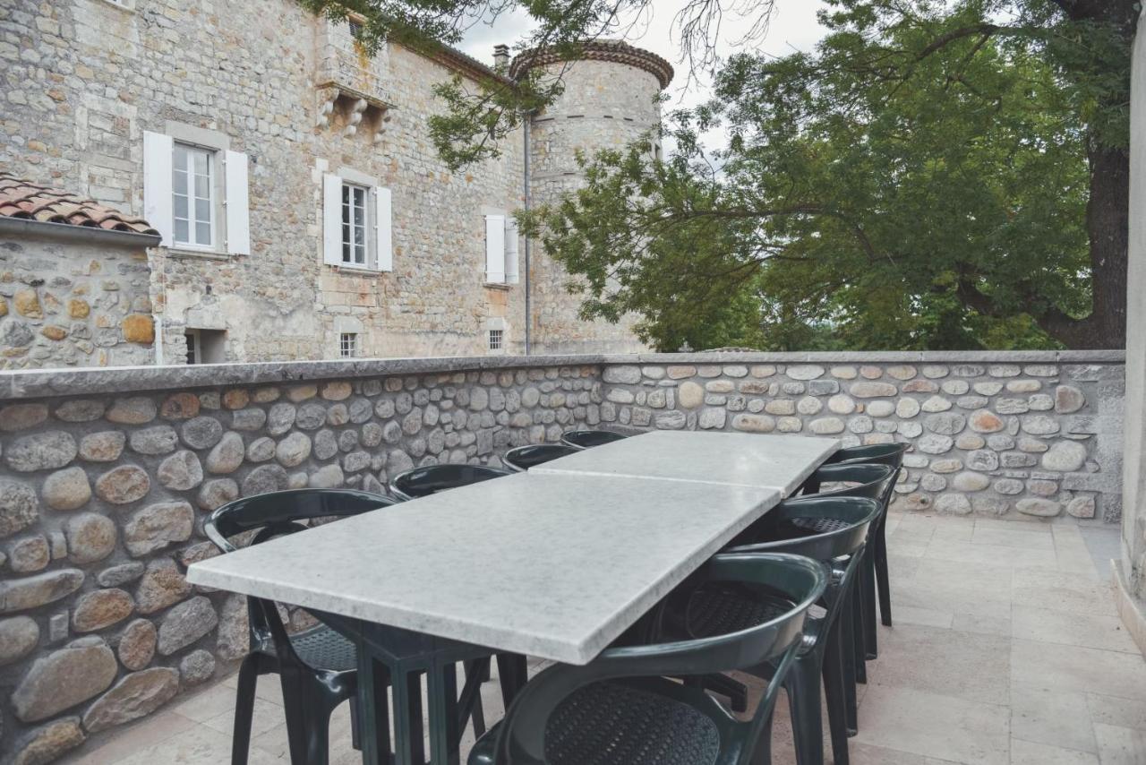 Chateau De Chaussy Ruoms Esterno foto