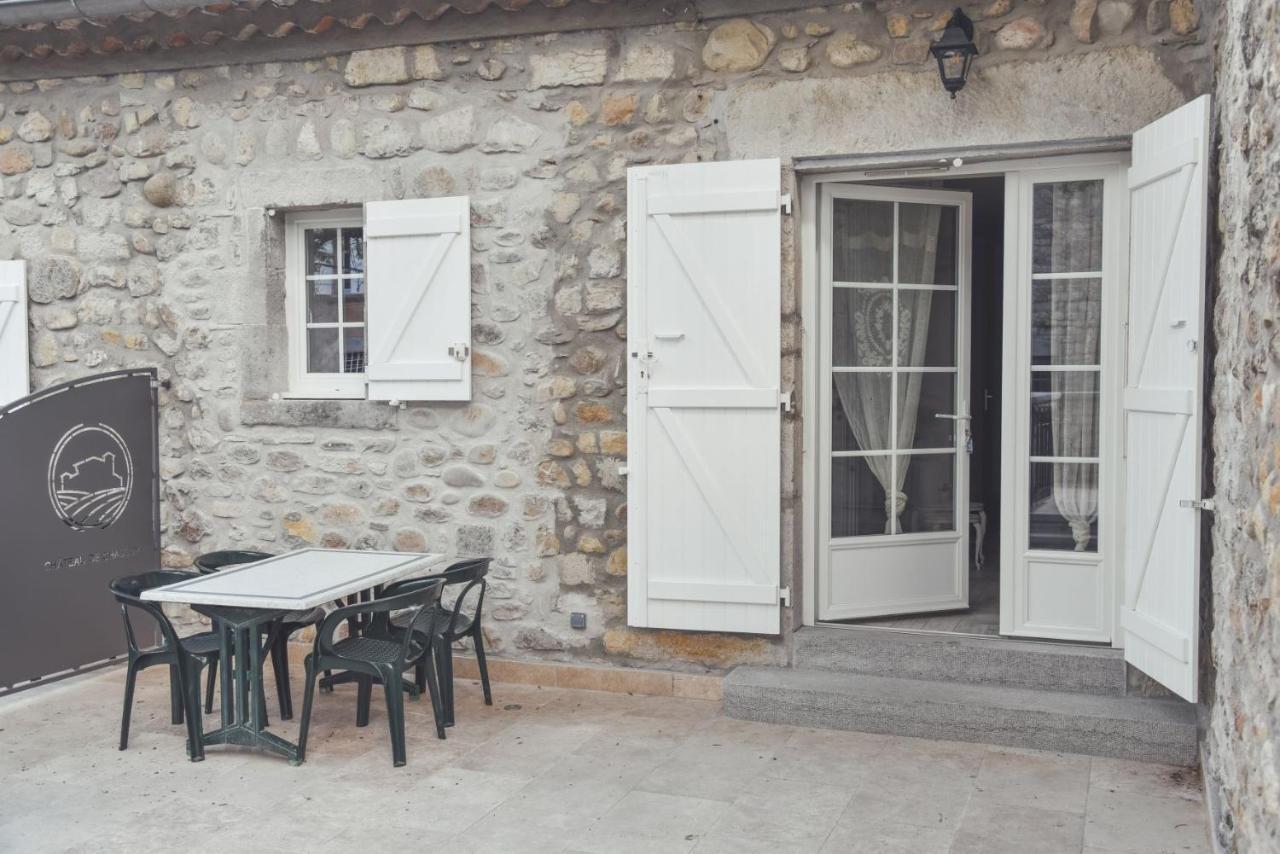 Chateau De Chaussy Ruoms Esterno foto