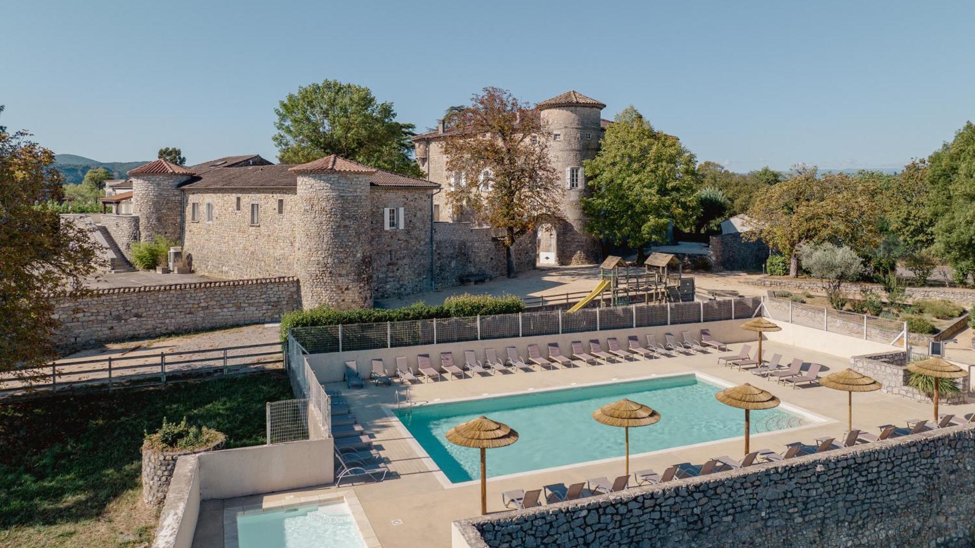 Chateau De Chaussy Ruoms Esterno foto